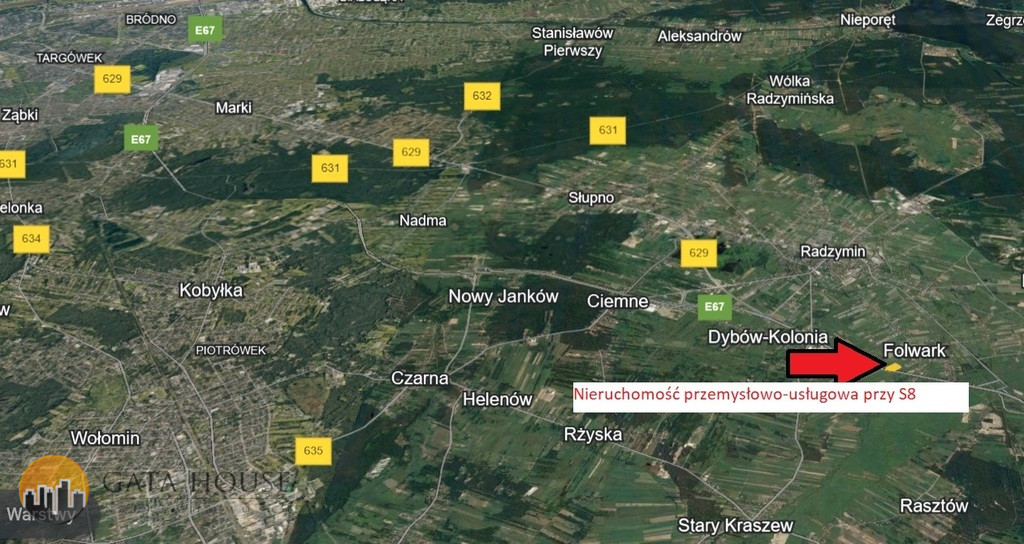 Działka Sprzedaż Stary Dybów Przyjacielska 2