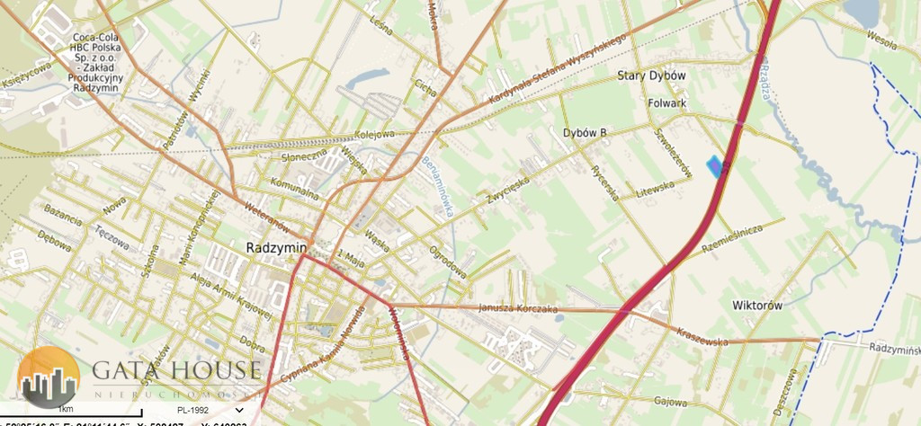 Działka Sprzedaż Stary Dybów Przyjacielska 5