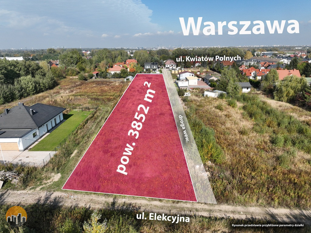Działka Sprzedaż Dawidy Bankowe Kwiatów Polnych 2