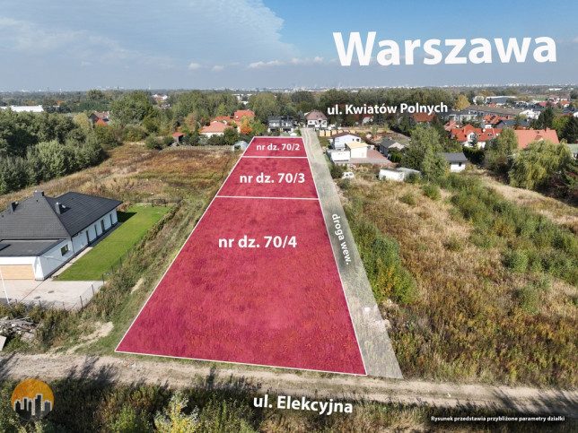 Участок Продажа Dawidy Bankowe Kwiatów Polnych 9