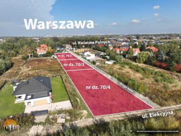 Działka Sprzedaż Dawidy Bankowe Kwiatów Polnych