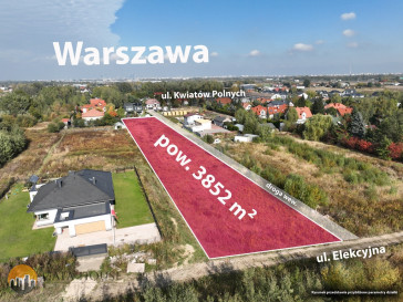 Działka Sprzedaż Dawidy Bankowe Kwiatów Polnych